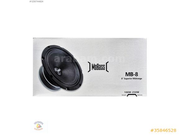 MOBASS MB-8 250 WATT 20 CM 100 RMS MİDRANGE