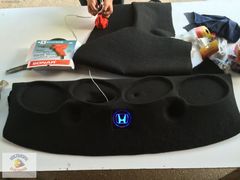Honda Civic 4 Oval Polyesterli Pandizot Kabartmalı 2 Port Işıklı