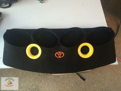 TOYOTA AURİS 4 OVAL 2 PORTLU POLYESTERLİ PANDİZOT KABARTMALII