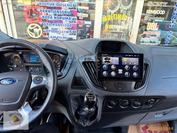 ford transit cust MULTİMEDYA NAVİGASYON DOUBLE ANDROİD CARPLAY B