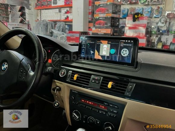 BMW E90 MULTİMEDYA NAVİGASYON DOUBLE ANDROİD CARPLAY BT