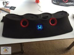 Honda Civic 4 Oval Pandizot Polyesterli Kabartmalı 2 Port Işıklı