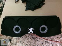 PEUGEOT 207 4 OVAL PANDİZOT 2 PORT POLYESTER PANDİZOT KABARTMALI
