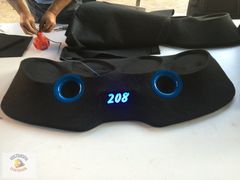 Peugeot 208 4 Oval Pandizot Polyesterli Kabartmalı 2 Port Işıklı