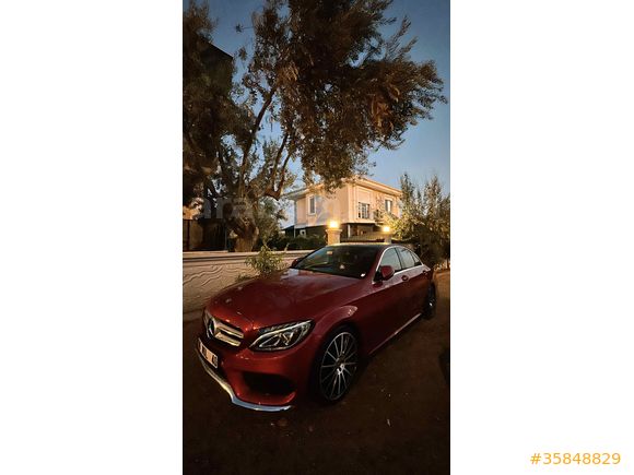 Sahibinden Mercedes - Benz C 180 AMG 9G-Tronic 2017 Model Ankara 103.000 km Kırmızı