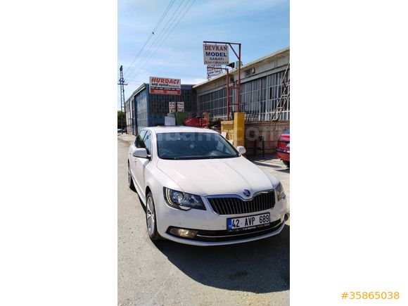 Sahibinden Skoda SuperB 1.6 TDI Prestige 2014 Model  234.000 km Beyaz