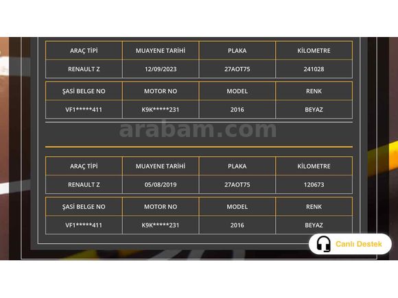 Sahibinden Renault Fluence 1.5 dCi Touch 2016 Model 