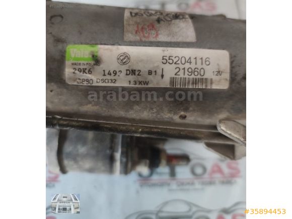 FİAT DOBLO MARŞ DİNAMOSU 55204116