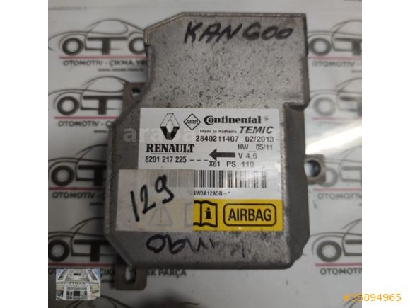 RENAULT KANGOO AİRBAG BEYNİ 8201217225