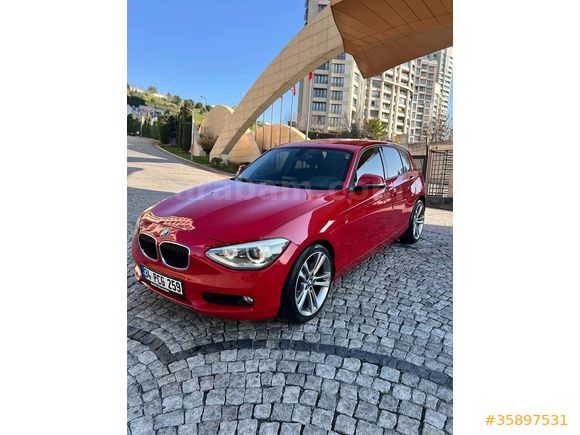 Sahibinden BMW 1 Serisi 116i Comfort 2012 Model  175.000 km Kırmızı