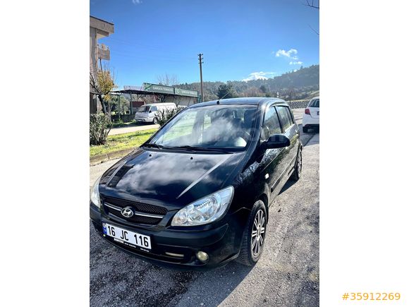 Sahibinden Hyundai Getz 1.5 VGT Temiz Kullanılmış Bakımlı ve Ekstralı Siyah