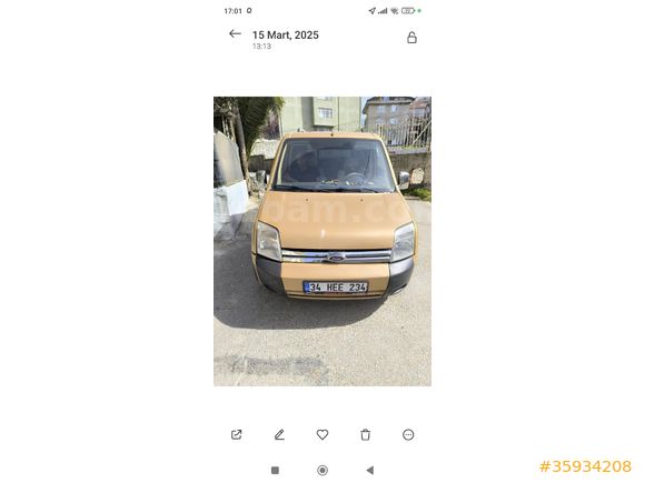 Sahibinden Ford Tourneo Connect 1.8 TDCI K210S 2007 Model