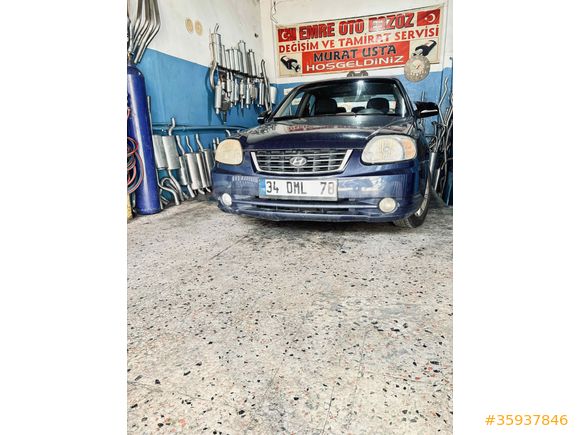Sahibinden Hyundai Accent 1.3 LS 2004 Model  209.000 km Mavi