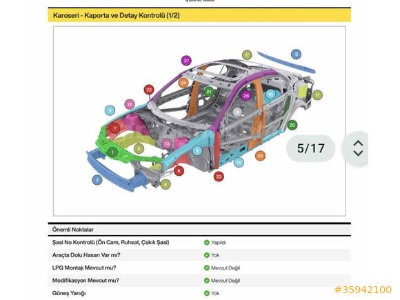 Model yükseltmek için satılık değişensiz memur aracı