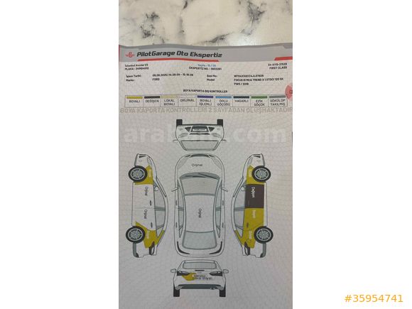 Sahibinden Ford Focus 1.5 TDCi Trend X 2018 Model  
 Beyaz