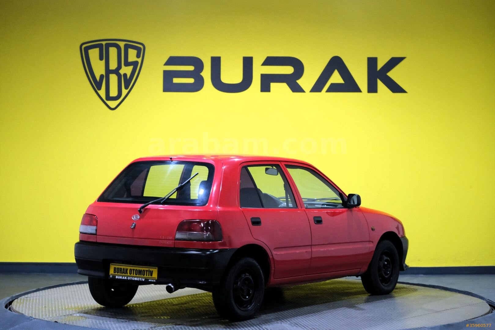 Galeriden Daihatsu Charade 1.3 CX 1999 Model Antalya 150.000 km Kırmızı 5