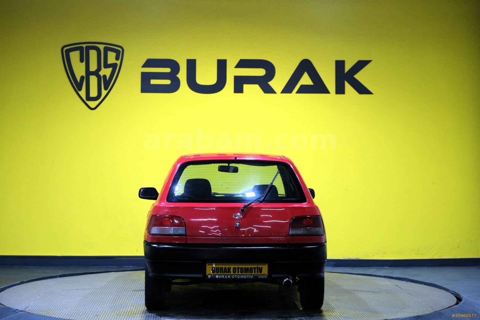 Galeriden Daihatsu Charade 1.3 CX 1999 Model Antalya 150.000 km Kırmızı 4