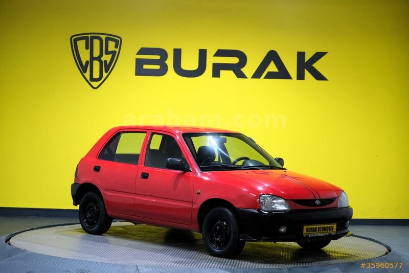 Galeriden Daihatsu Charade 1.3 CX 1999 Model Antalya 150.000 km Kırmızı