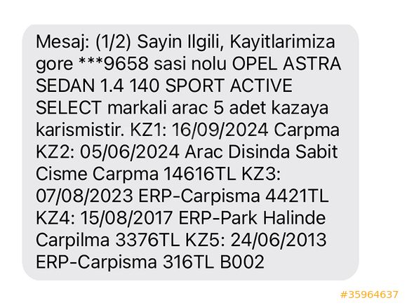 İlk Sahibinden Opel Astra 1.4 T Enjoy Active 2013 Model 