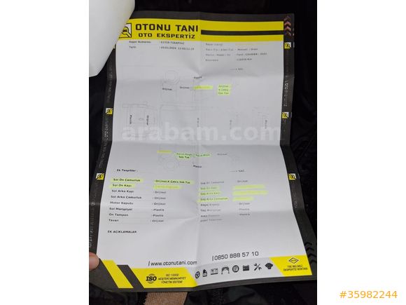 Sahibinden Ford Tourneo Courier 1.5 TDCi Titanium Plus 2020 Model