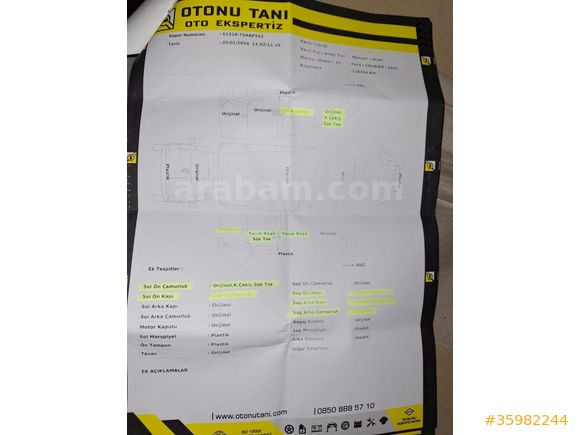 Sahibinden Ford Tourneo Courier 1.5 TDCi Titanium Plus 2020 Model