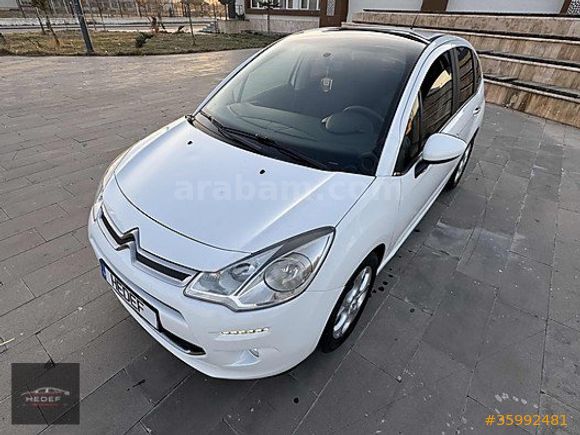 HEDEF OTOMOTİV'DEN CAM TAVAN OTOMATİK 1.2 VTİ COOL C3