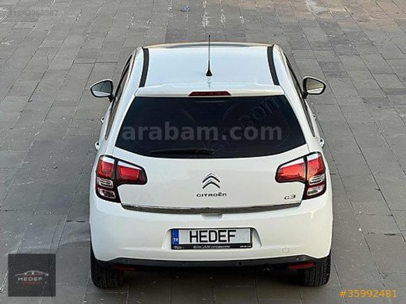 HEDEF OTOMOTİV'DEN CAM TAVAN OTOMATİK 1.2 VTİ COOL C3