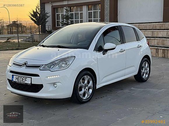 HEDEF OTOMOTİV'DEN CAM TAVAN OTOMATİK 1.2 VTİ COOL C3