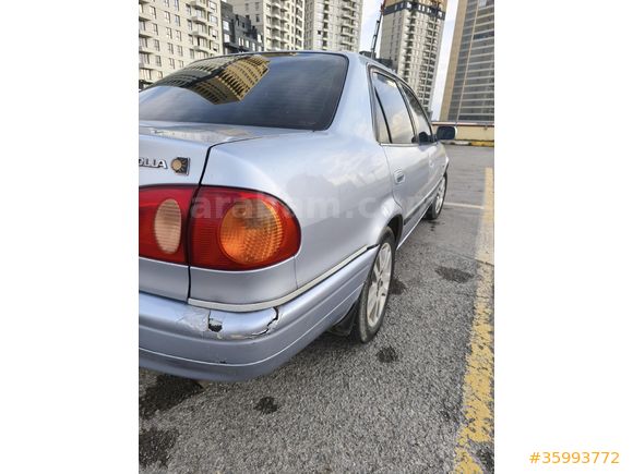 Sahibinden Toyota Corolla 1.6 Terra 2001 Model  231.000 km Gri (Gümüş)