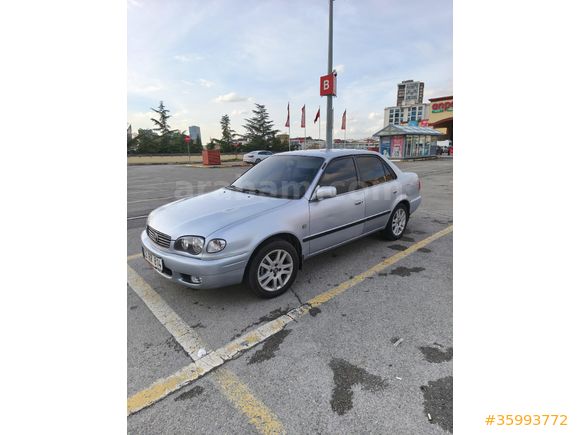 Sahibinden Toyota Corolla 1.6 Terra 2001 Model  231.000 km Gri (Gümüş)