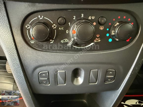 2016 MODEL DACİA STEPWAY 1.5 DCİ//BAKIMLI MASRAFSIZ !!! KIRMIZI