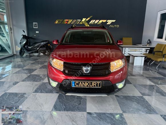 2016 MODEL DACİA STEPWAY 1.5 DCİ//BAKIMLI MASRAFSIZ !!! KIRMIZI