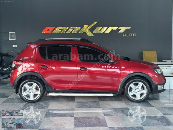 2016 MODEL DACİA STEPWAY 1.5 DCİ//BAKIMLI MASRAFSIZ !!! KIRMIZI