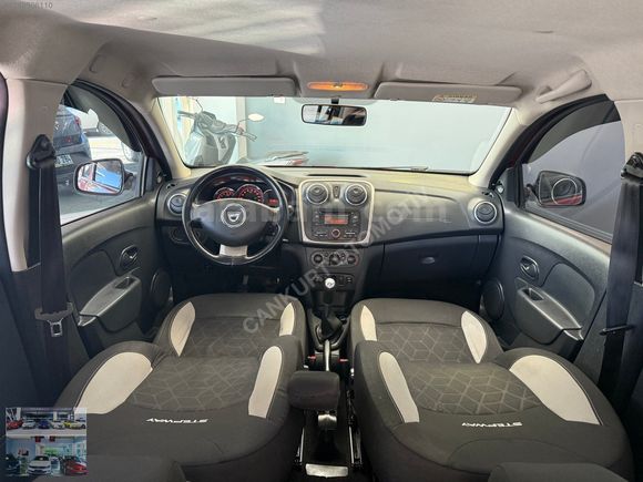 2016 MODEL DACİA STEPWAY 1.5 DCİ//BAKIMLI MASRAFSIZ !!! KIRMIZI