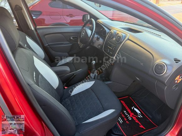2016 MODEL DACİA STEPWAY 1.5 DCİ//BAKIMLI MASRAFSIZ !!! KIRMIZI