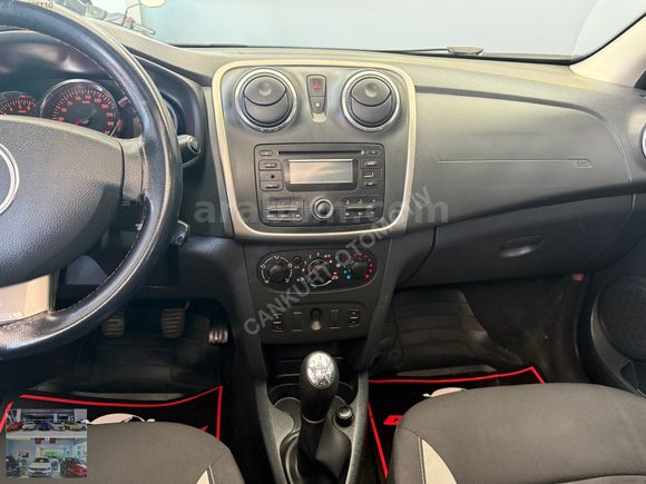 2016 MODEL DACİA STEPWAY 1.5 DCİ//BAKIMLI MASRAFSIZ !!! KIRMIZI