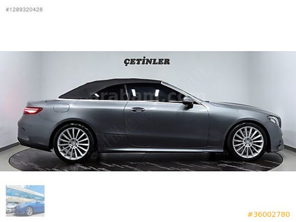 ÇETİNLER''DEN 2020 MODEL MERCEDES E 350 CGI AMG CABRİO BAYİ
