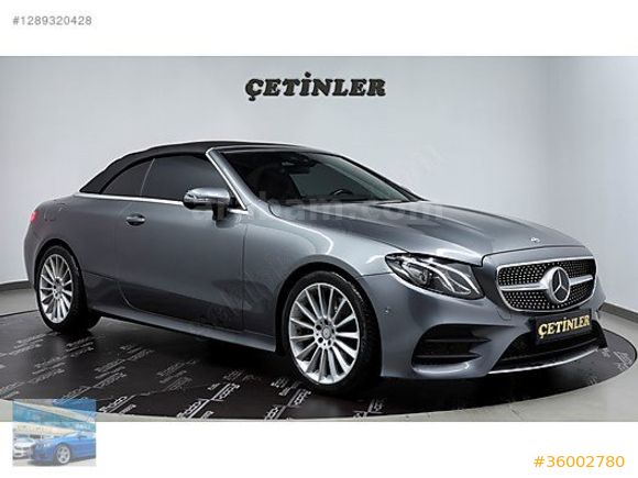 ÇETİNLER''DEN 2020 MODEL MERCEDES E 350 CGI AMG CABRİO BAYİ