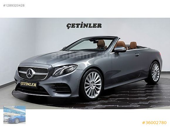 ÇETİNLER''DEN 2020 MODEL MERCEDES E 350 CGI AMG CABRİO BAYİ