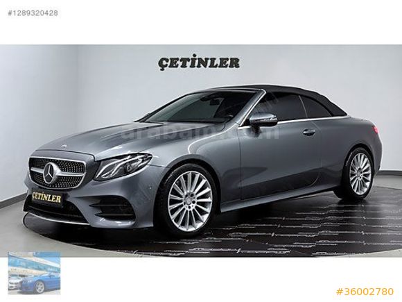 ÇETİNLER''DEN 2020 MODEL MERCEDES E 350 CGI AMG CABRİO BAYİ
