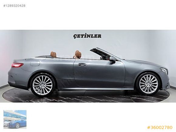 ÇETİNLER''DEN 2020 MODEL MERCEDES E 350 CGI AMG CABRİO BAYİ
