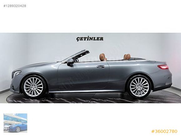 ÇETİNLER''DEN 2020 MODEL MERCEDES E 350 CGI AMG CABRİO BAYİ