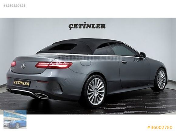 ÇETİNLER''DEN 2020 MODEL MERCEDES E 350 CGI AMG CABRİO BAYİ