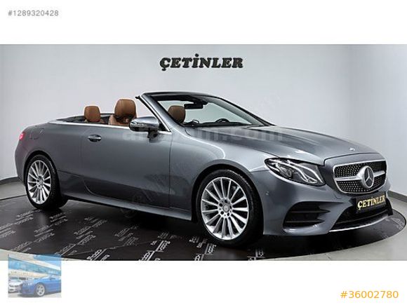 ÇETİNLER''DEN 2020 MODEL MERCEDES E 350 CGI AMG CABRİO BAYİ