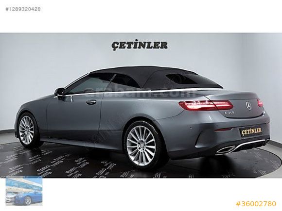 ÇETİNLER''DEN 2020 MODEL MERCEDES E 350 CGI AMG CABRİO BAYİ