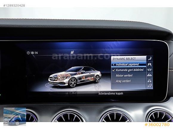 ÇETİNLER''DEN 2020 MODEL MERCEDES E 350 CGI AMG CABRİO BAYİ
