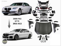 F01 7 SERİSİ (13-15) MAKYAJLI KASA İÇİN G12 FACELİFT BODY KIT