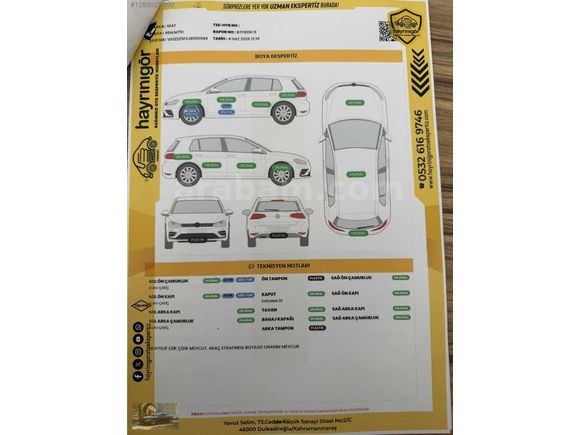 EYLÜL AUTO'DAN 2017 MODEL KAZASIZ BOYASIZ/ LEON FR /1.4 ECOTSI