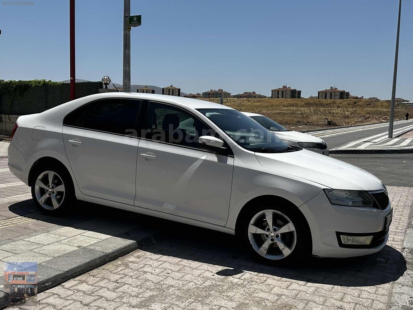Galeriden Skoda Rapid 1.4 TDI Style 2015 Model Ankara 254.000 km Beyaz 3