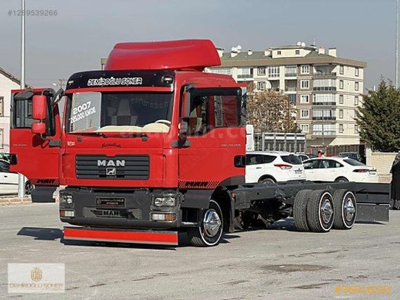 2007 MAN TGL 12.180 ŞASİ ORJ. 225.000 KM'DE ADR+KBN KLİMA 10 TKR